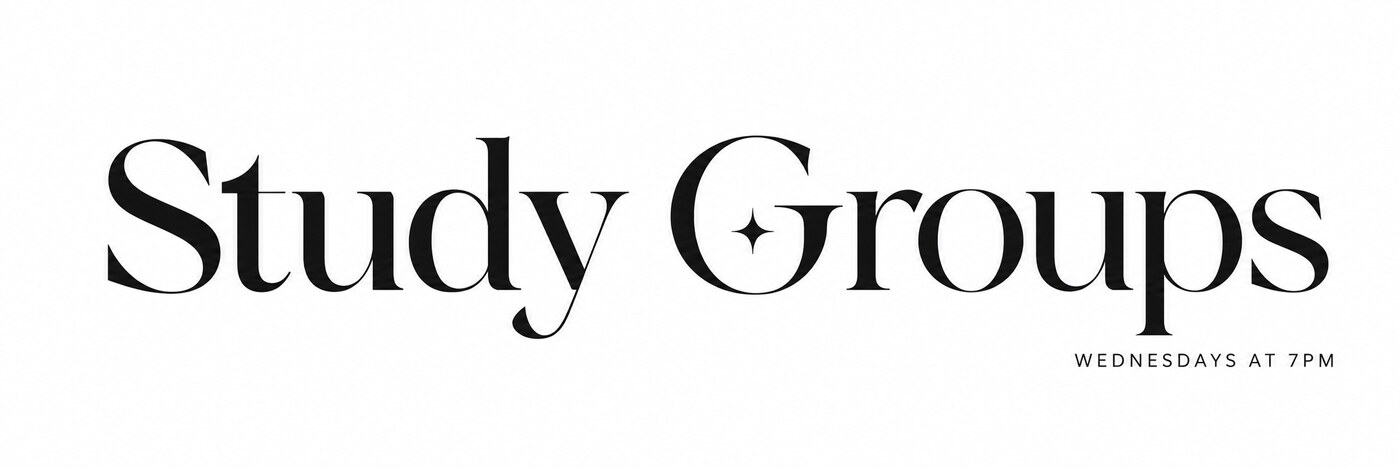 Study Groups, Wednesdays at 7 PM